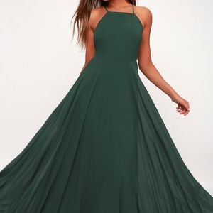 Green Bridesmaid Dress